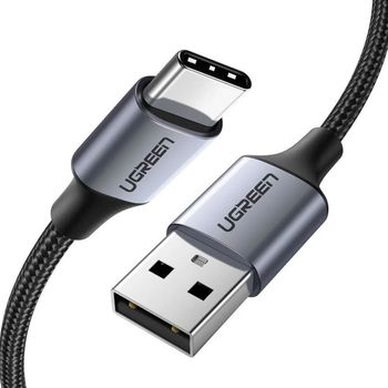 Ugreen Cable De Datos Usb-a A Usb-c 3a 2m Negro