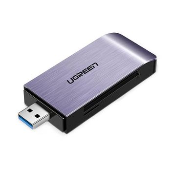 Ugreen Cm180 Lector De Tarjetas 4 En 1 Usb 3.0 Gris