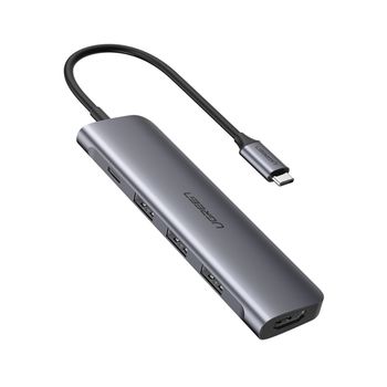 Ugreen Cm136 Hub Usb-c 5 En 1 Gris