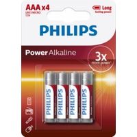 Pila Alcalina 1,5v Lr03 Aaa Philips Powerlife Aa - Lr03p4b/0_ _