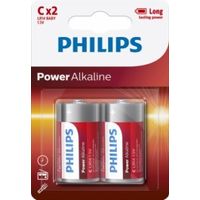 Pila Alcalina 1,5v Lr14 Philips Powerlife C C - Lr14p2b/05 2_ _