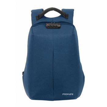 Mochila de negocios para ordenador portátil de 17,3 pulgadas - Trekpack, gran  capacidad, antirrobo, puerto de carga USB PROMATE, Nylon Resistente al agua  Azul