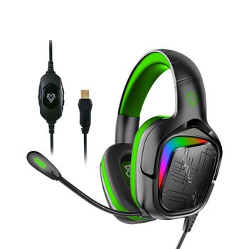 Auriculares Gaming Sonido Envolvente 7.1 Vertux Miami Verde