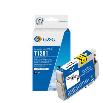 G&g Epson T1281 Negro Cartucho De Tinta Generico - Reemplaza C13t12814012