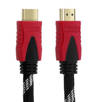 Cable Vídeo Hdmi A Hdmi Macho 4k Full Hd Gran Velocidad 20m Linq - Negro