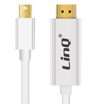 Adaptador Mini Displayport A Hdmi De 1,8 M, Linq - Blanco