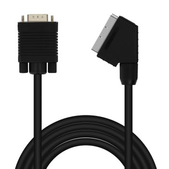 Adaptador de video Euroconector a HDMI LinQ 1080p, Negro - Cable y