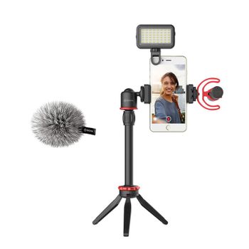 Equipo De Video Vlogger Para Smartphone Boya By-vg350  Con Micrófono De Condensación By-mm1+