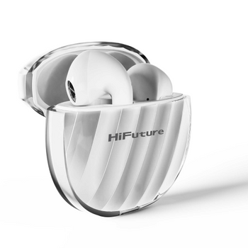 Auriculares inalámbricos ANC - Blanco - Para iPhone y Android - Micrófonos  integrados, tiempo de reproducción de 8 horas, Bluetooth 5.2, IPX5