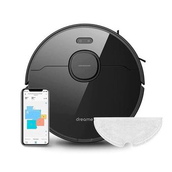 Robot aspirador Siesta Prixton aspira y friega WiFi APP móvil - Negro -  Aspirador y limpiadores - Los mejores precios