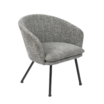 Sillones De Salón Escandinavos Meubles Cosy 67.5x64x74.5cm Gris Oscuro