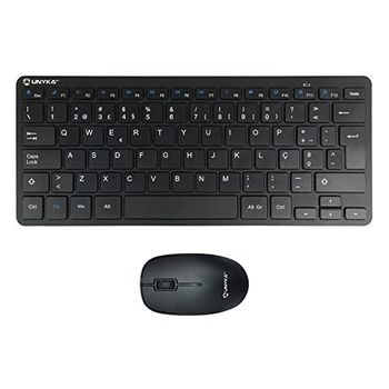 Unykach Combo Mk288 Pro Nano Pack Teclado + Raton Wireless Negros Pt