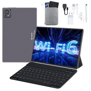 Vanwin Y83tablet Wifi Edition 4gb Ram, 64gb, 10.36" Face Unlock, Wifi, Gps, Android 13 + Funda + Teclado - Gris