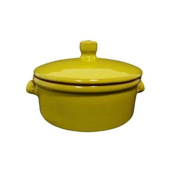 Sopereta Pequeña Biosa De Cerámica Artesanal 13cm De 675ml. Apta Para Cocinas Gas, Vitro, Horno Y Micro.