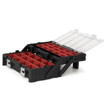 Caja De Herramientas Móvil Con Organizador Connect Negro Keter con Ofertas  en Carrefour