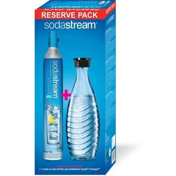 Sodastream Extra Cylinder Co² 60l + 1 Jarra De Vidrio