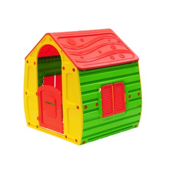 Caseta Infantil Juegos De Resina 90x102x109cm Magical House Kitgarden Multicolor