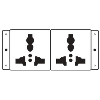 Kramer Zocalo Alimentacion Doble (universal) Para Tbus (ts-2