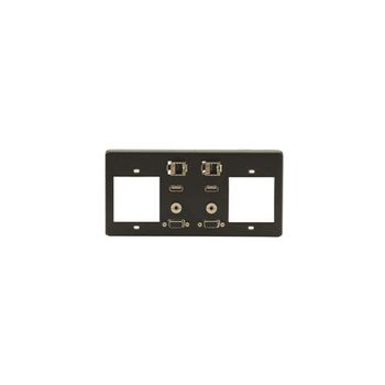 Kramer Placa De Insercion Tbus-4 Con Espacio Para 2 Alimenta