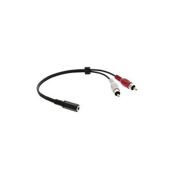 Kramer Cable Audio Est?reo 3,5mm Hembra A 2 Rca Macho 0.3m -