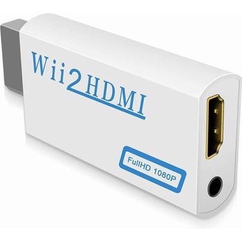 Adaptador De Nintendo Wii A Hdmi - Full Hd 1080p White