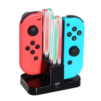 Estación De Carga Para Nintendo Switch Joy-con Para 4 Mandos