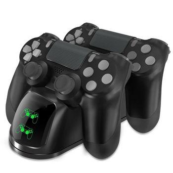 Estación De Carga Dual Compatible Con Mandos Ps4 / Ps4 Slim / Ps4 Pro