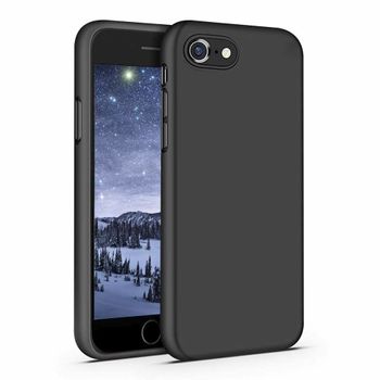 Funda Silicona Antigolpes Para Iphone 7/8 De Color Negro.