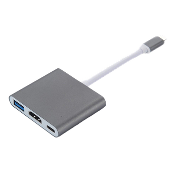 Adaptador Multipuerto Usb-c A Usb (pd), Usb-c, Compatible Con Hdmi 4k