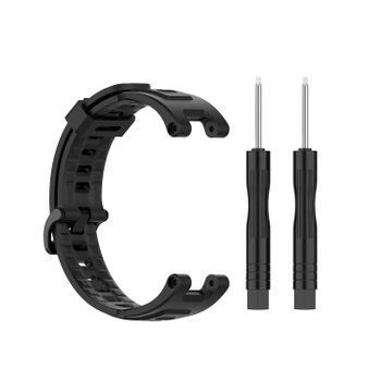 Correa De Silicona Negra Para Huami Amazfit T-rex / Pro