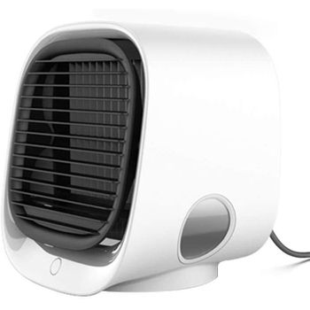 Enfriador De Aire 4 En 1 Ventilador/humidificador/ Purificador De Aire Con Led.