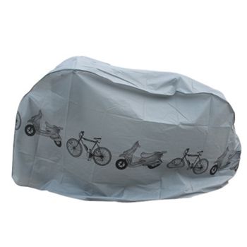 Funda Cubre Bicicleta, Protección Contra La Lluvia Y Protección Uv. Silver