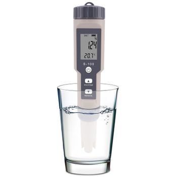 Medidor De Agua Digital 4 En 1 Para Salinidad, Tds, Ec, Temperatura