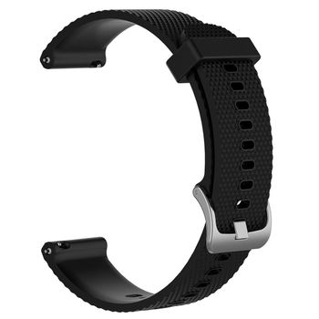 Pulsera Silicona Negra Compatible Con Polar Vantage M (22 Mm)