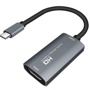 Tarjeta De Captura De Video Hdmi A Tipo Usb-c, Gris.