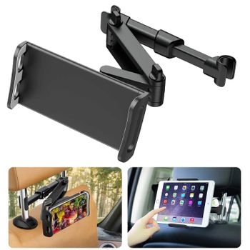 Soporte De Coche Extensible Para Teléfono Y Tableta De 4 A 11 Pulgadas