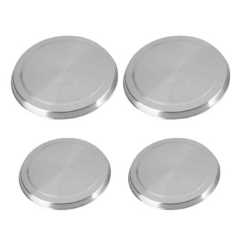 Pack De 4 Tapas Para Quemador De Cocina De Acero Inoxidable.