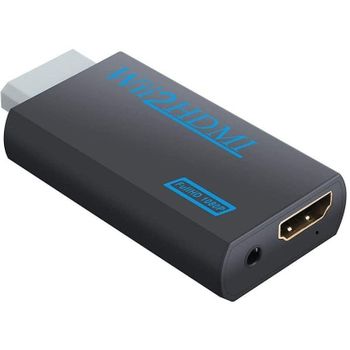 Adaptador De Nintendo Wii A Hdmi - Full Hd 1080p Black