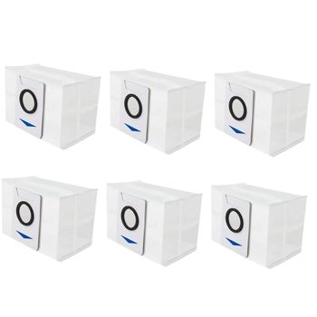 Bolsas Para El Polvo Compatibles Con Aspirador Deebot X1 - Blanco, 6-pack.