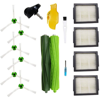 Pack De 16 Accesorios Compatibles Con Irobot Roomba I7 / I7 + / E5 / E6 / E7.