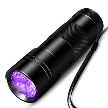 Linterna Uv Con 12 Luces Led 395 Nm