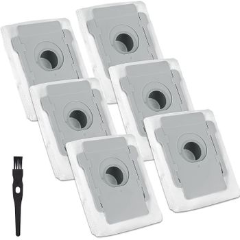 Pack 6 Bolsas De Aspirador Para Irobot Roomba I7 I7+i7+e5 E6 S9 S9+