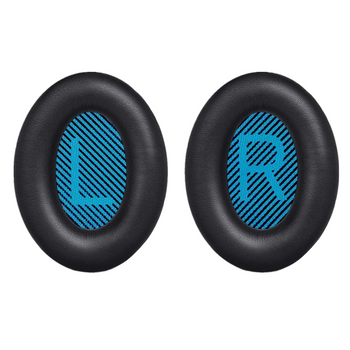 Almohadillas Para Auriculares Bose Qc 35/25/15 Black+blue