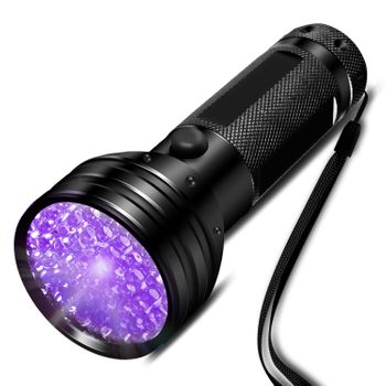 Linterna Uv Con 51 Led 395 Nm Resistente Al Agua.