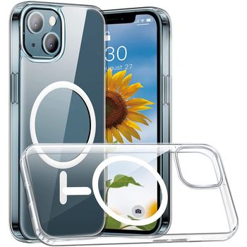 Funda Transparente Para Iphone 13 Pro Max Compatible Con Cargador Magsafe.