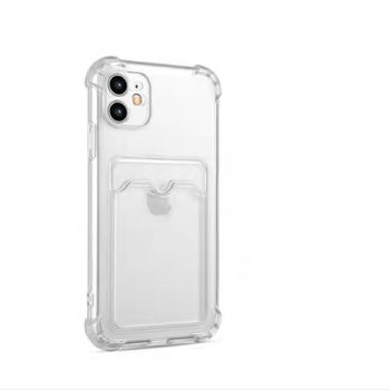 Funda Transparente Con Tarjetero Para Iphone 12