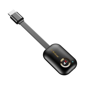 Receptor De Dongle Hdmi Inalámbrico 5g/2.4g, 4k, G9 Plus. Black