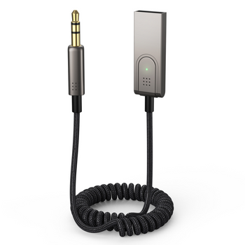 Cable Auxiliar Bluetooth Para El Coche. Grey