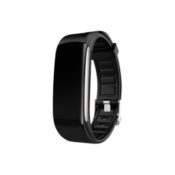 Pulsera De Actividad Con Frecuencia Cardíaca, Monitor De Sueño, Podómetro Ip67 Black