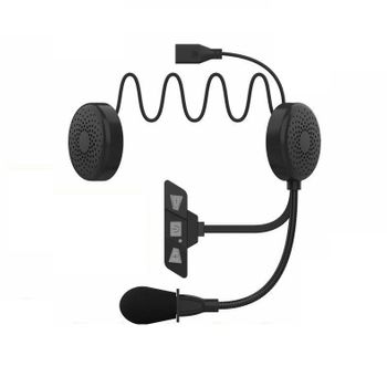 Auriculares Para Casco Bluetooth 5.2. Black